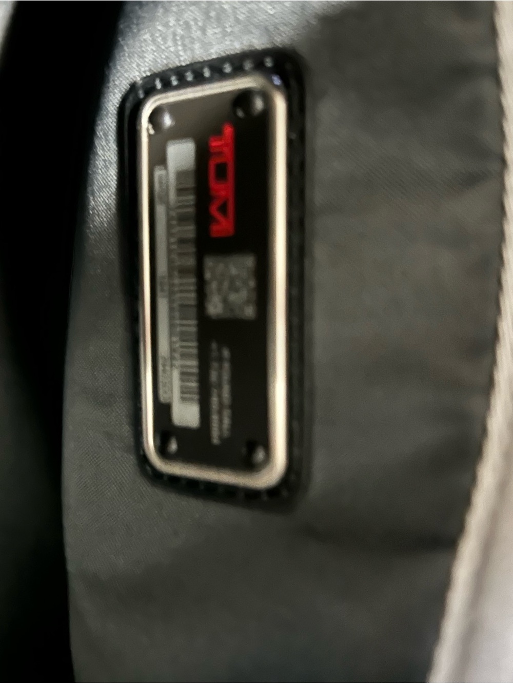 Tumi Black Nylon Messenger Crossbody Bag - Picture 4 of 4